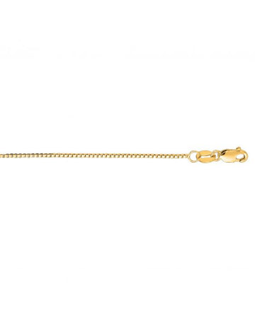 Yellow Gold 0.75mm Box Chain, 20"
